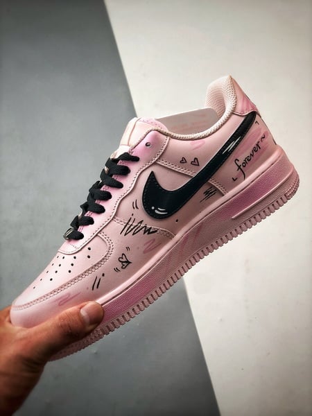 Air Force 1 '07 Low Qixi Limitado Rosa e Preto - Vista 5