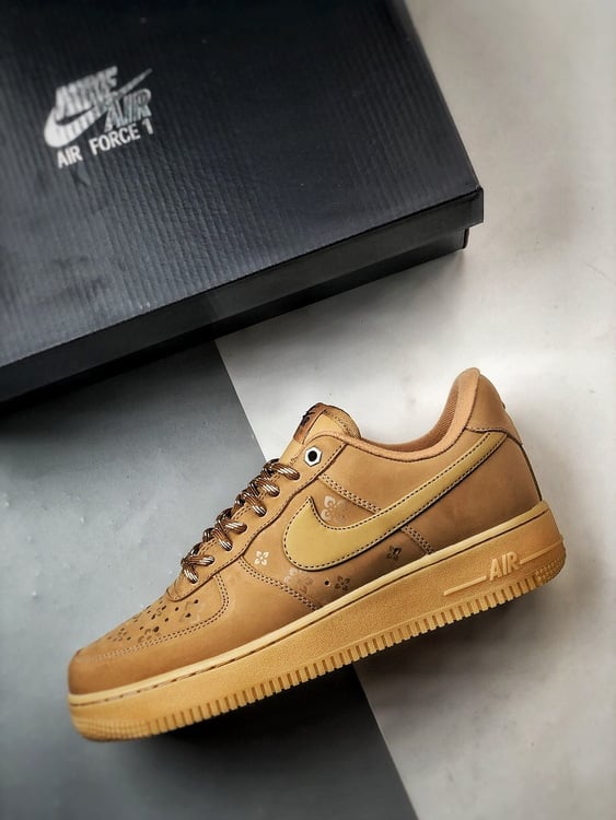 Nike Air Force 1 Low Estampado Trigo - Vista 8