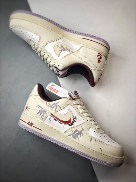 Air Force 1 '07 Low Estilo Chinês Bamboo Bege - Vista 6
