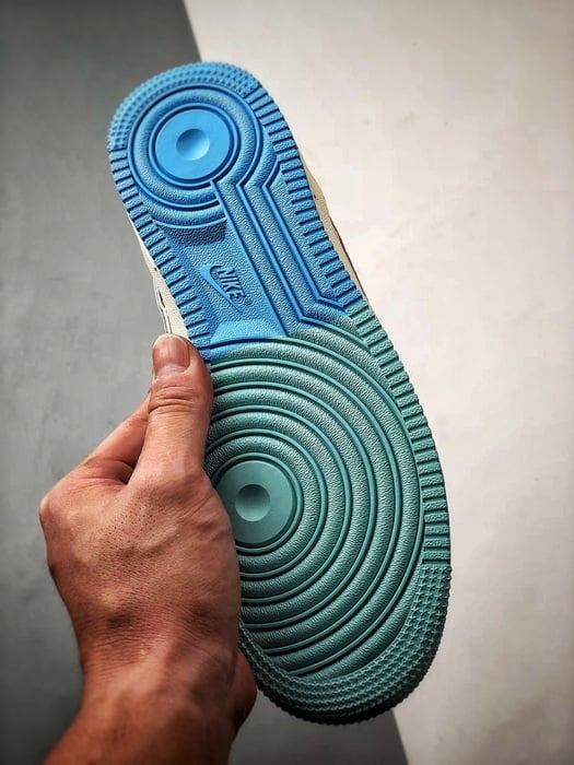 Air Force 1 Low Estilo Chinês Azul, Verde e Roxo - Vista 4