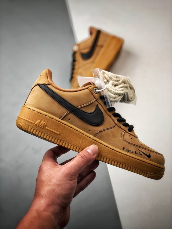 Air Force 1 '07 Low Trigo, Castanho e Preto - Vista 7