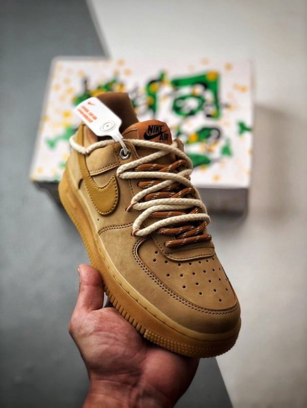 Air Force 1 '07 Low Trigo Desconstruído com Tiras - Vista 1