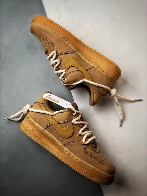 Air Force 1 '07 Low Trigo Desconstruído com Tiras - Vista 6