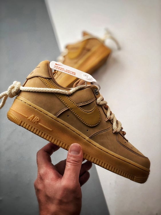 Air Force 1 '07 Low Trigo Desconstruído com Tiras - Vista 7