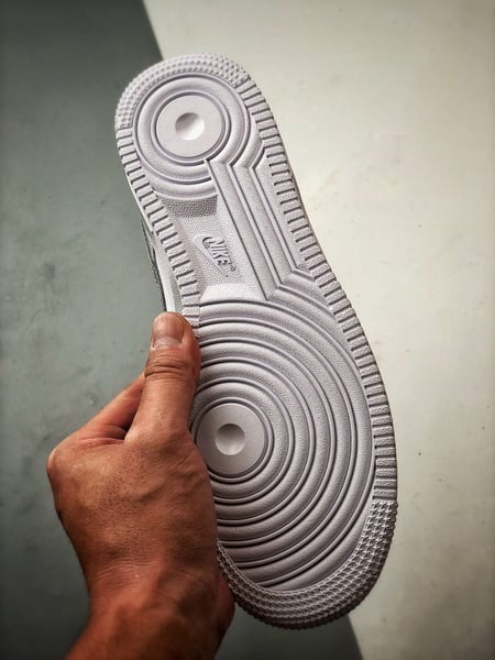 Air Force 1 '07 Low Hook Rutura Branco, Cinza e Preto - Vista 4