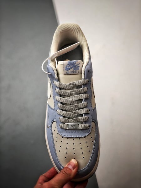 Air Force 1 '07 Low Cinzento e Azul - Vista 9