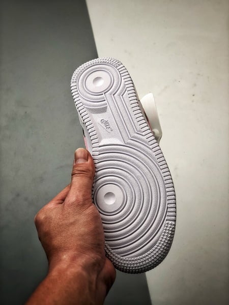 Air Force 1 '07 Low Branco, Damasco e Rosa - Vista 4