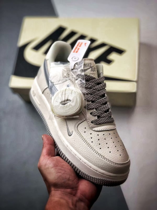 Air Force 1 Low Cinza Menta com Estrelas