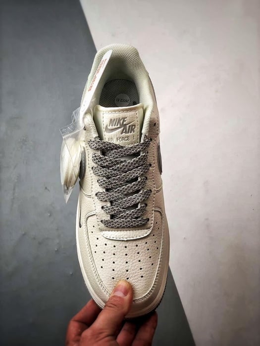 Air Force 1 Low Cinza Menta com Estrelas - Vista 9