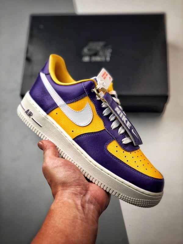 Air Force 1 '07 Low Roxo e Amarelo