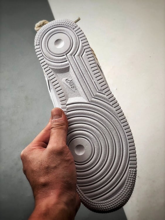 Nike Air Force 1 Low 07 Branco com Cordas - Vista 4