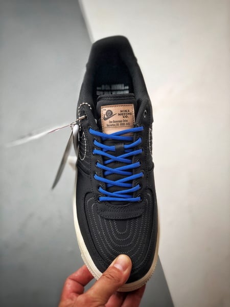 Air Force 1 '07 Low Tecido Preto e Branco - Vista 9