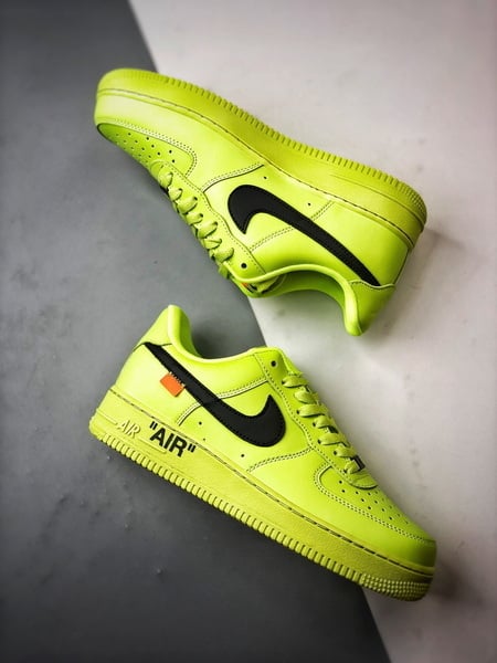 Air Force 1 '07 Low Verde Neon e Preto - Vista 6