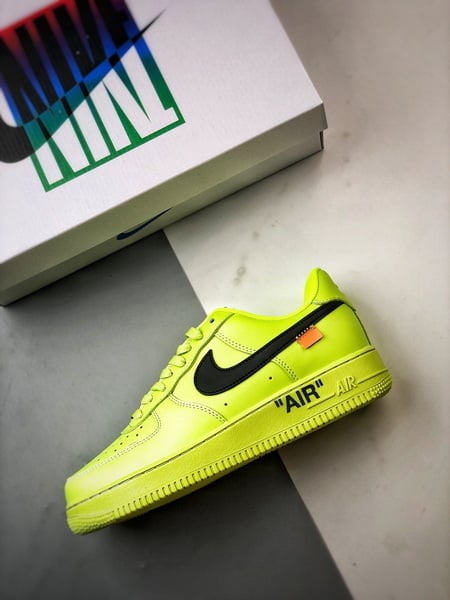 Air Force 1 '07 Low Verde Neon e Preto - Vista 8