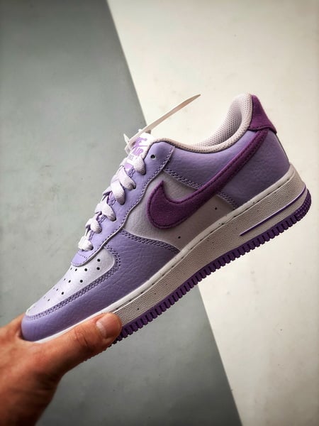 Air Force 1 '07 Low Azul, Branco e Roxo - Vista 5