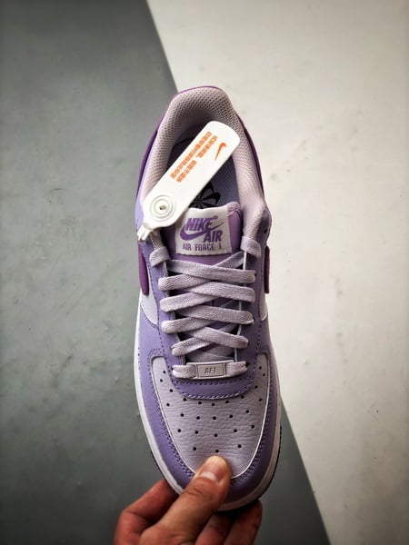 Air Force 1 '07 Low Azul, Branco e Roxo - Vista 9