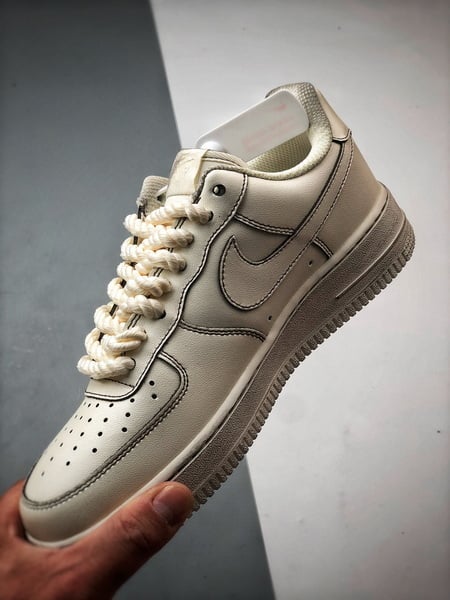 Air Force 1 '07 Low Vintage Ropes Creme - Vista 6