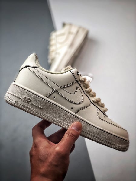 Air Force 1 '07 Low Vintage Ropes Creme - Vista 8