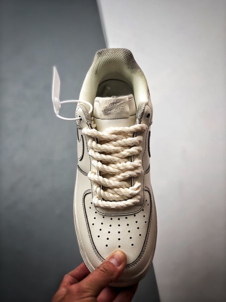 Air Force 1 '07 Low Vintage Ropes Creme - Vista 9
