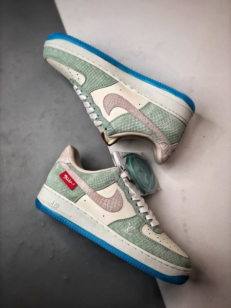 Air Force 1 '07 Low Ano do Dragão Branco e Verde - Vista 6