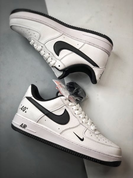 Air Force 1 '07 Low 40º Aniversário Branco e Preto - Vista 6