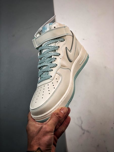 Air Force 1 07 Mid Cinco Faixas Azul Gelo 3M Reflexo - Vista 5