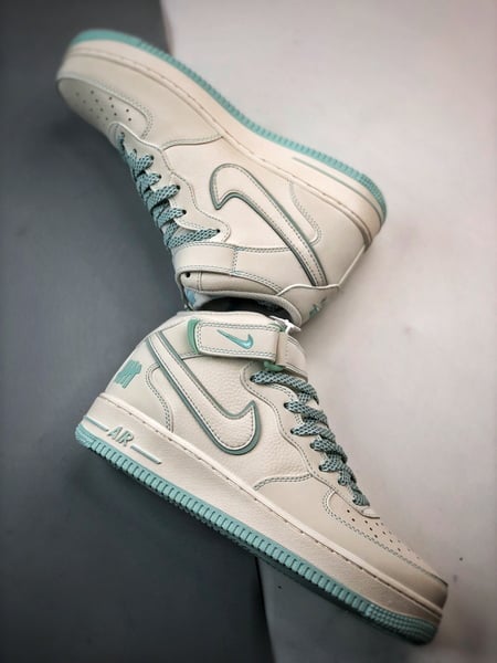 Air Force 1 07 Mid Cinco Faixas Azul Gelo 3M Reflexo - Vista 6