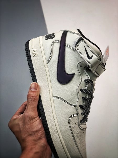 Air Force 1 07 Mid Cinco Faixas Colaboracao Personalizado - Vista 2