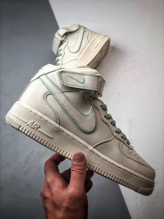 Air Force 1 07 Mid Coelho Verde 3M - Vista 7