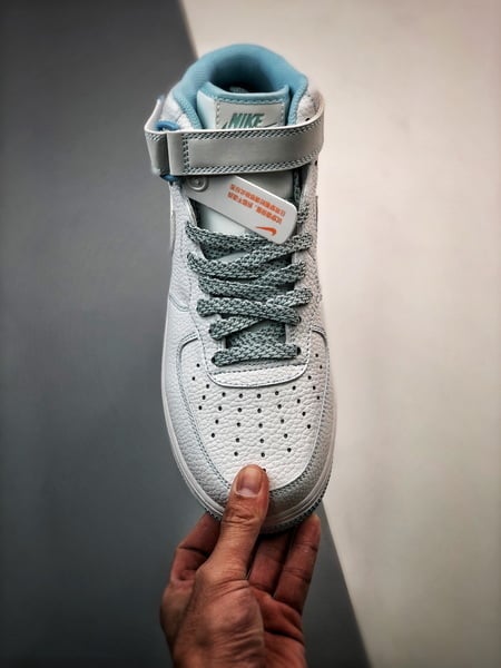 Air Force 1 07 Mid Azul Gelo Estrelas - Vista 8