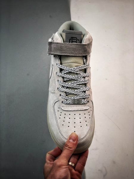 Air Force 1 07 Mid Branco e Cinzento - Vista 9