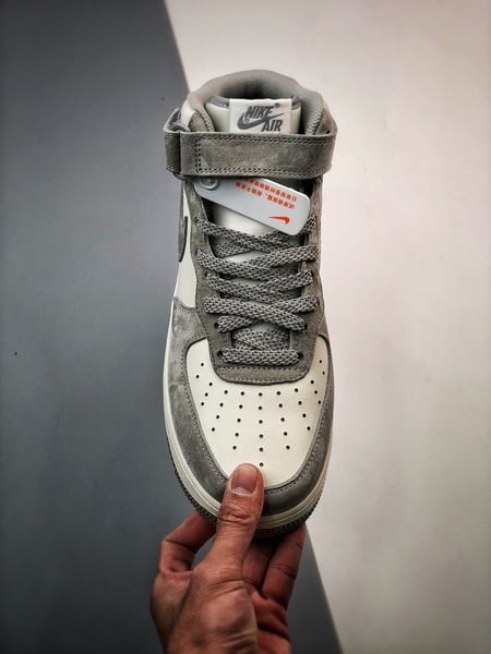 Air Force 1 07 Mid Cinzento Lavanda - Vista 4