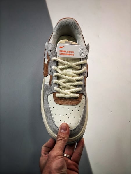 Air Force 1 Fontanka Desconstruido Vintage Cinzento e Marrom - Vista 9