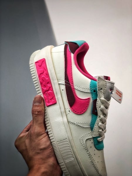 Air Force 1 Fontanka Desconstruido Branco e Roxo - Vista 2