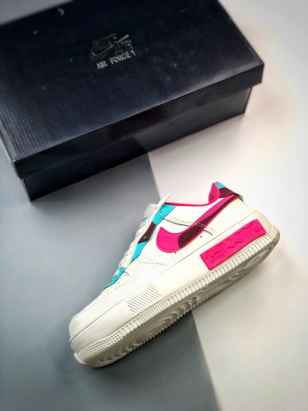 Air Force 1 Fontanka Desconstruido Branco e Roxo - Vista 7