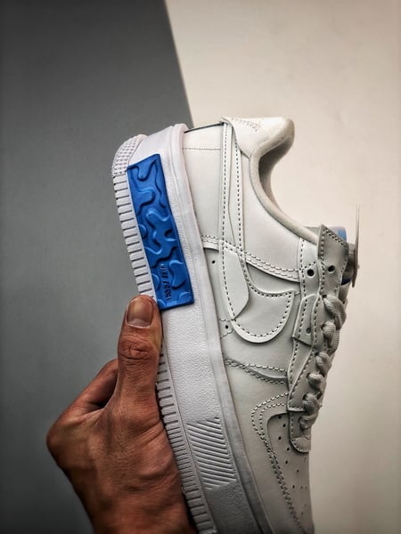 Air Force 1 Fontanka Desconstruido Branco e Azul - Vista 2