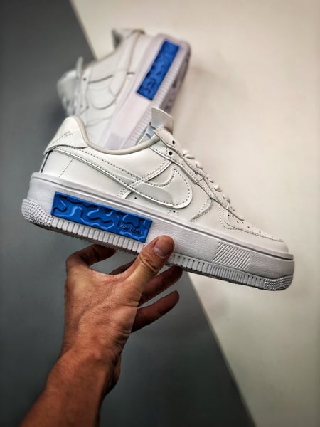 Air Force 1 Fontanka Desconstruido Branco e Azul - Vista 3