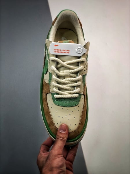 Air Force 1 Fontanka Desconstruido Bege Marrom e Verde - Vista 5