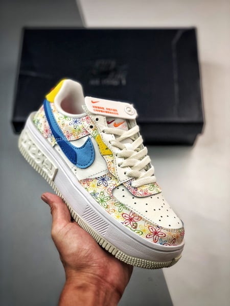 Air Force 1 Fontanka Desconstruido Flores Colorido - Vista 9