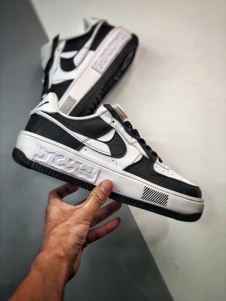 Air Force 1 Fontanka Desconstruido Preto e Branco - Vista 7