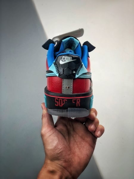 Air Force 1 Fontanka Desconstruido Preto e Azul - Vista 2