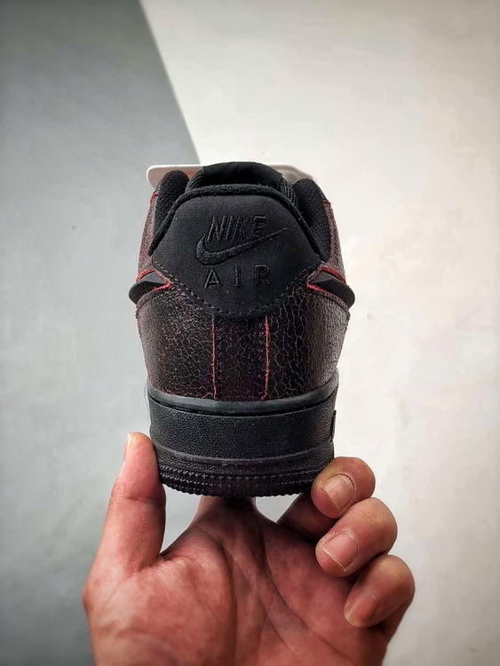 Air Force 1 Low Halloween Vermelho Esqueleto - Vista 3