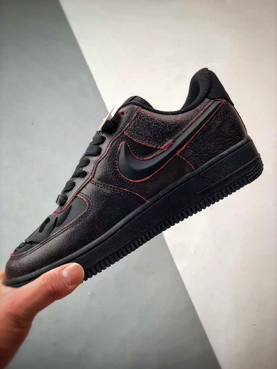 Air Force 1 Low Halloween Vermelho Esqueleto - Vista 5