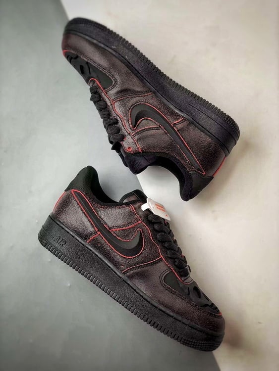 Air Force 1 Low Halloween Vermelho Esqueleto - Vista 6