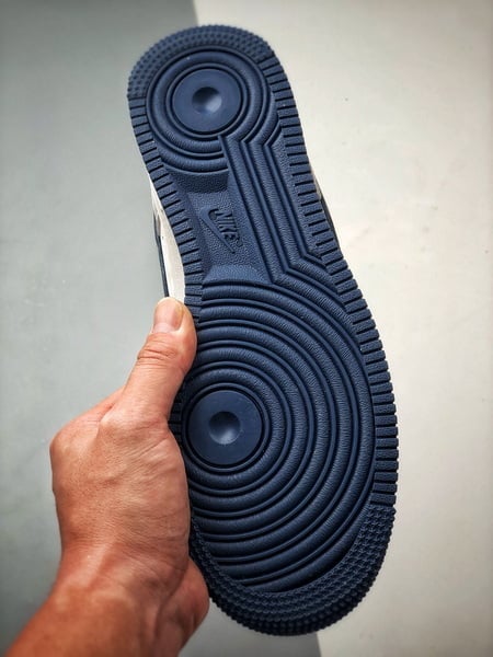 Air Force 1 Low North Face x CDG Cinzento e Azul - Vista 4