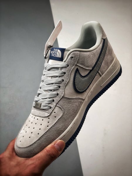 Air Force 1 Low North Face x CDG Cinzento e Azul - Vista 5