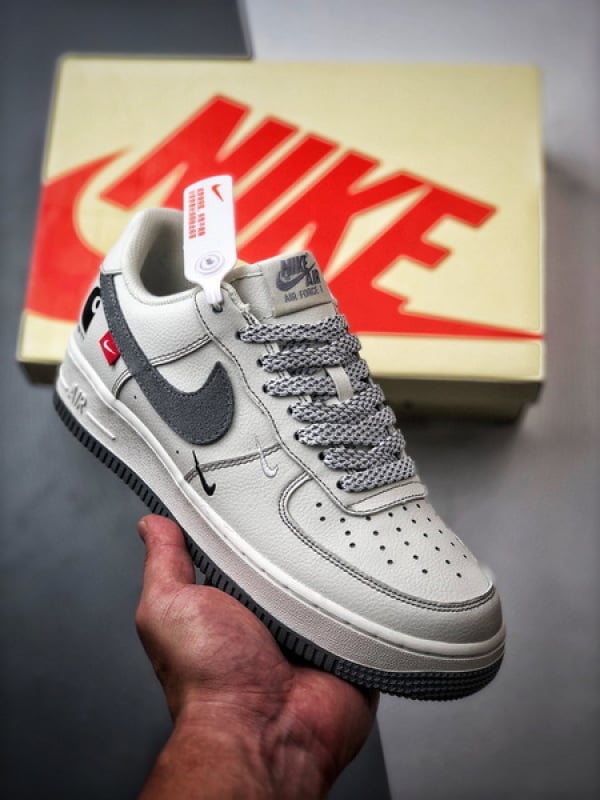 Air Force 1 Low Carhartt Colaboração Bege e Cinzento - Vista 1