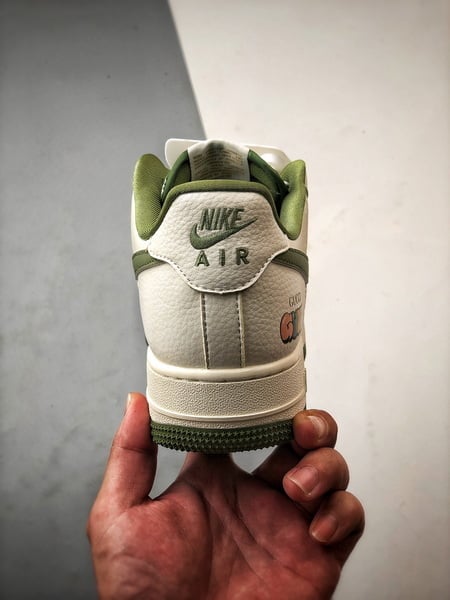 Air Force 1 Low Gucci Lona Mescla Branco e Verde - Vista 3