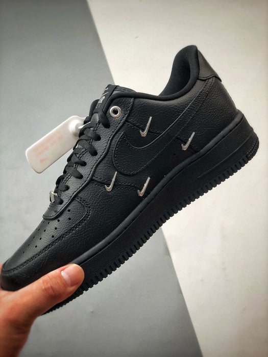 Air Force 1 Low Quatro Pequenos Ganchos Preto - Vista 5