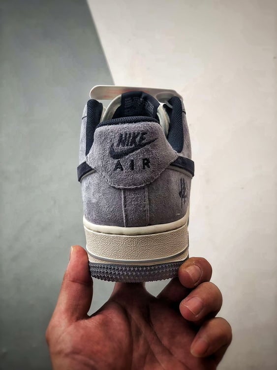 Air Force 1 Low Wukong Cinza Azul - Vista 3